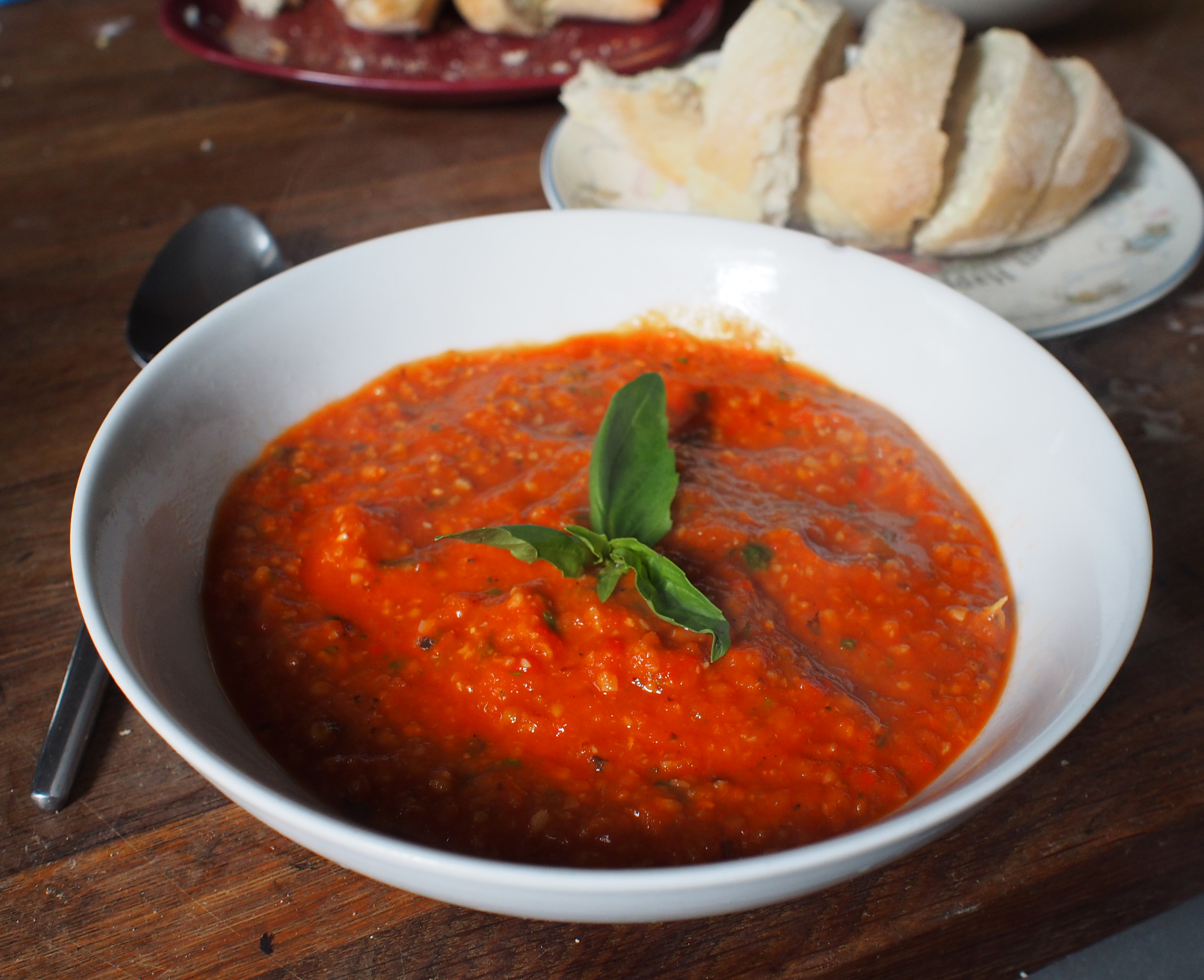 Tomato protein soup