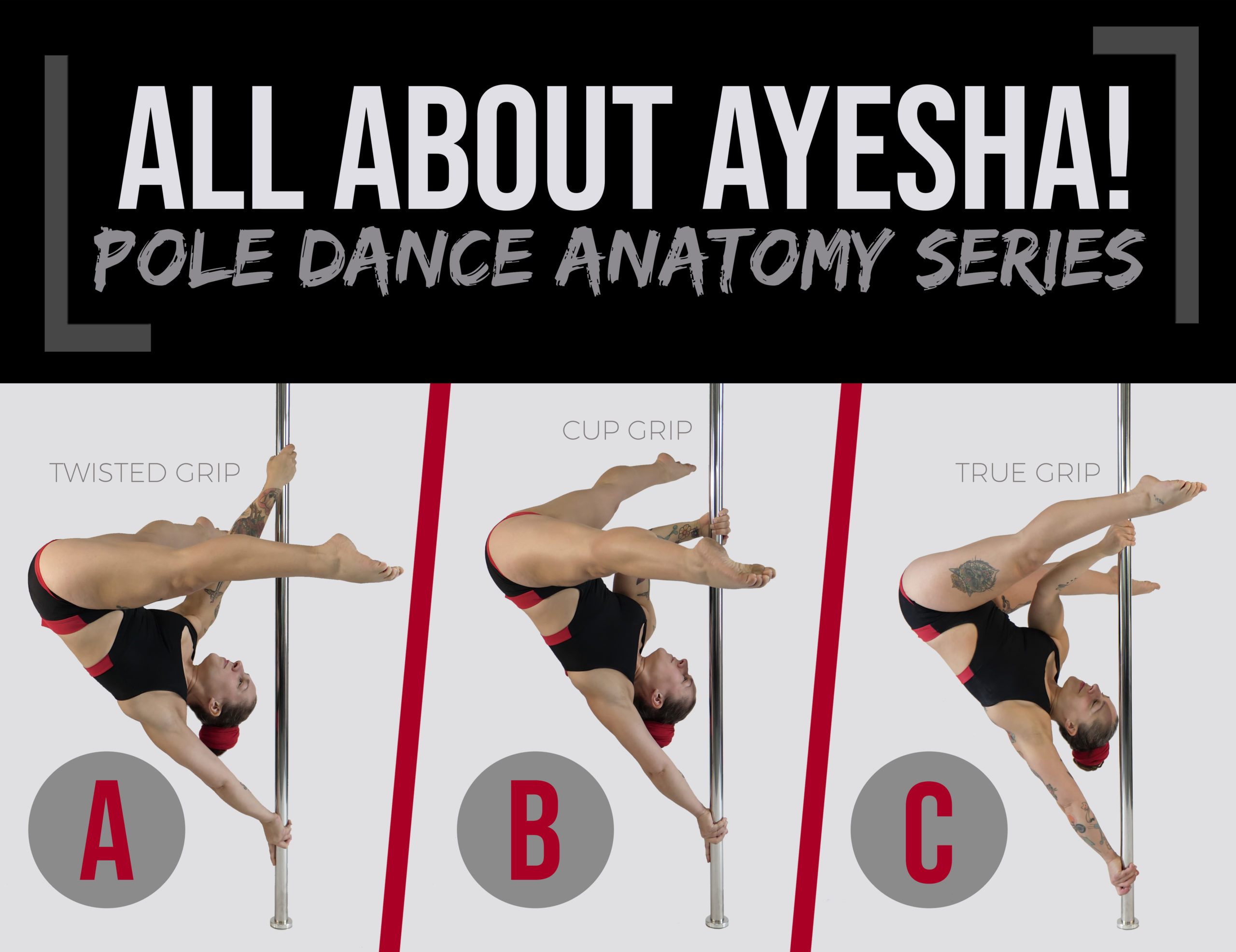 Pole dance anatomy