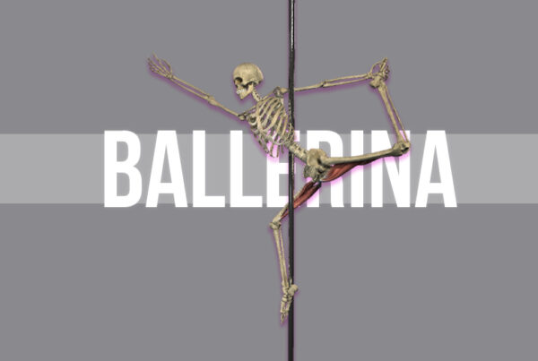 Ballerina pole dance anatomy